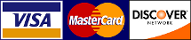 We Accept all major credit cards